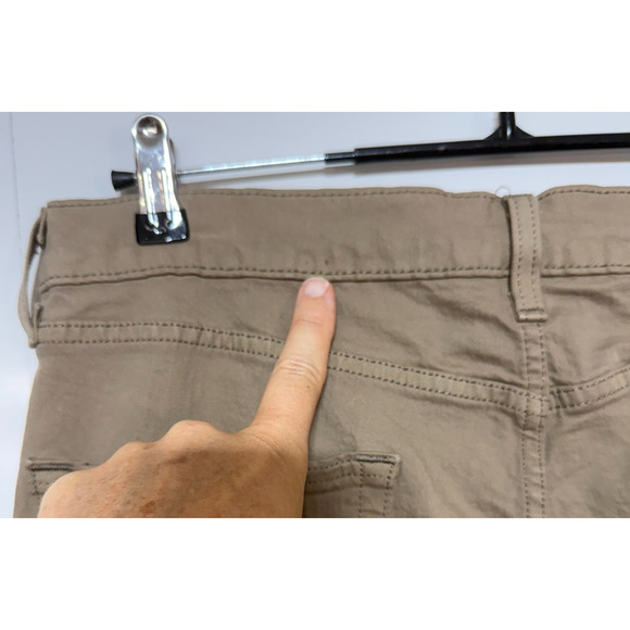 Levis 505 Jeans Mens 34X34 Tan Straight Leg Medium Wash Stretch Workwear - Picture 7 of 10